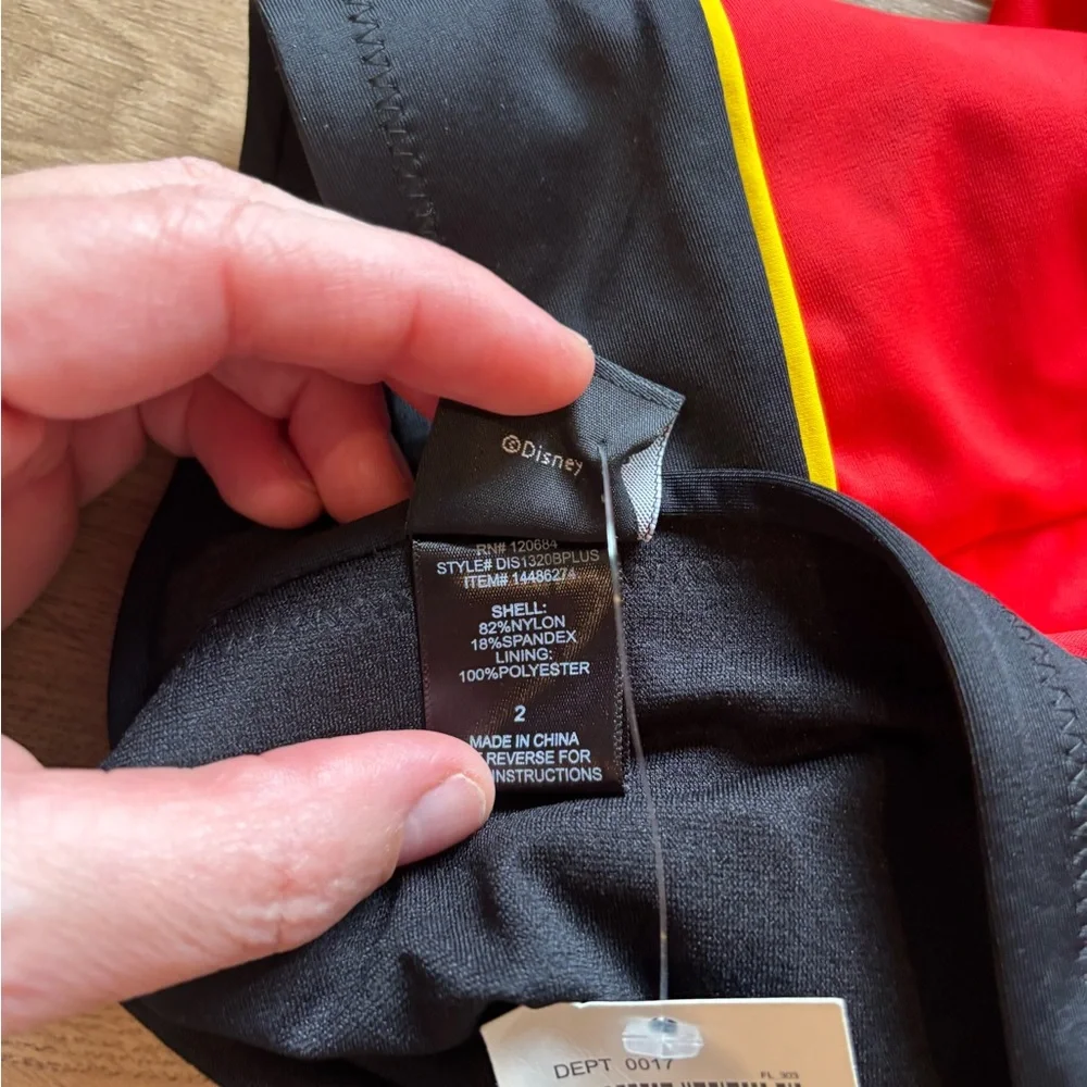 NWT Disney Mickey Mouse Halter Swim Bikini 2PC Plus Size 2X - Picture 12 of 14